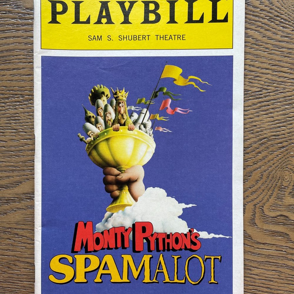 Monty Python’s Spamalot Playbill 2008 Original Cast Tim Curry